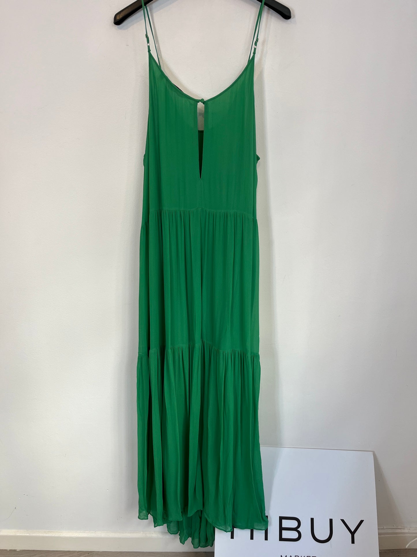 &OTHER STORIES. Vestido verde largo. T 42