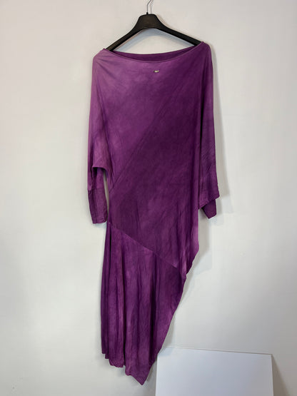 ESCADA SPORT. Vestido fluido morado. T 42