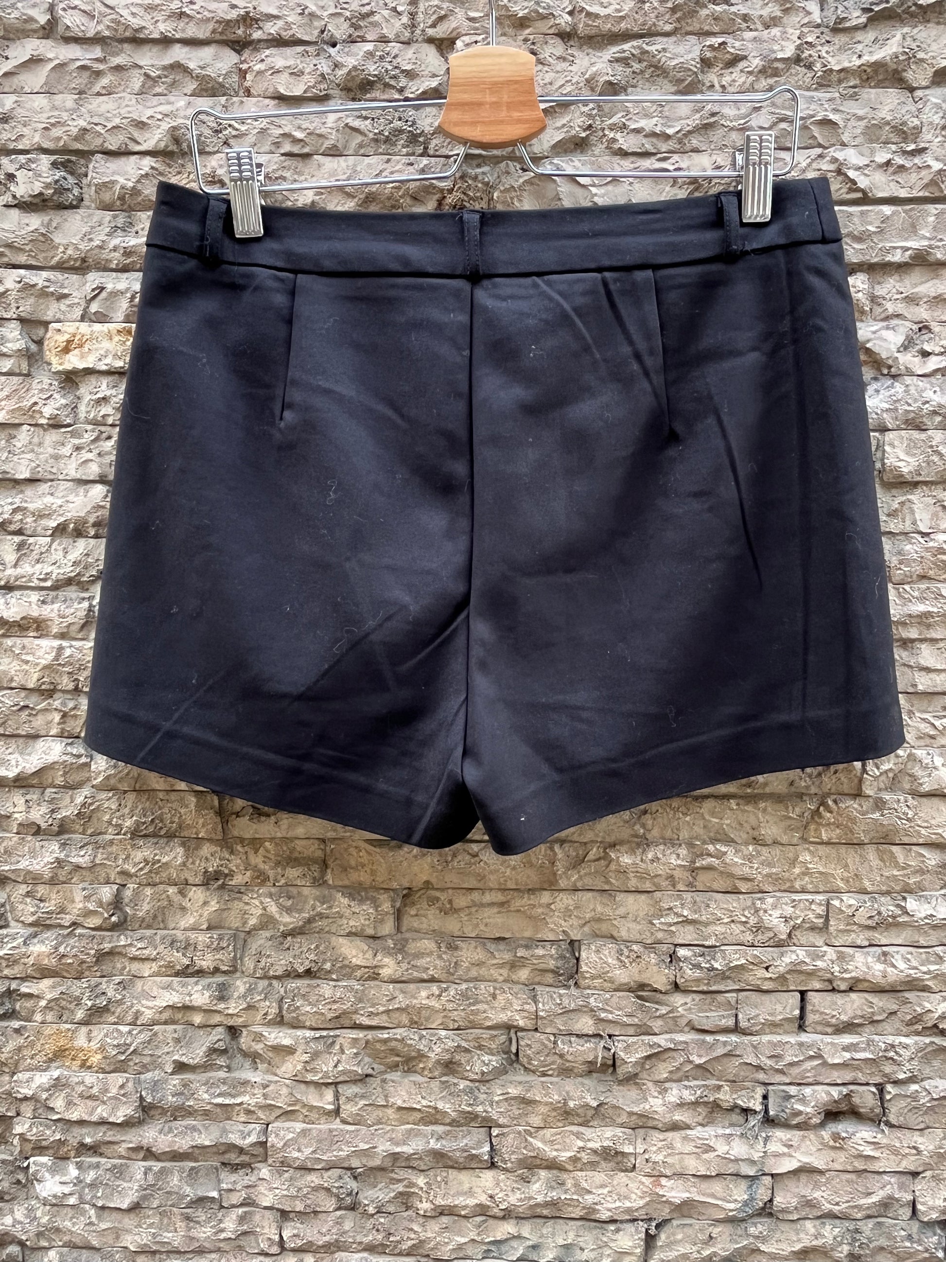 Pantalon Mujer Short Negro Mujer Stradivarius Pantalones Cortos