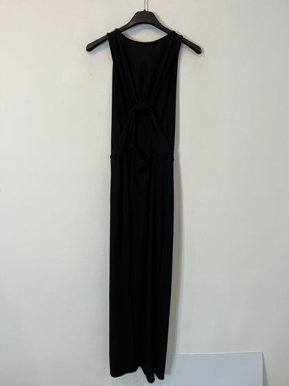 VALENTINA. Vestido negro gasa T.40