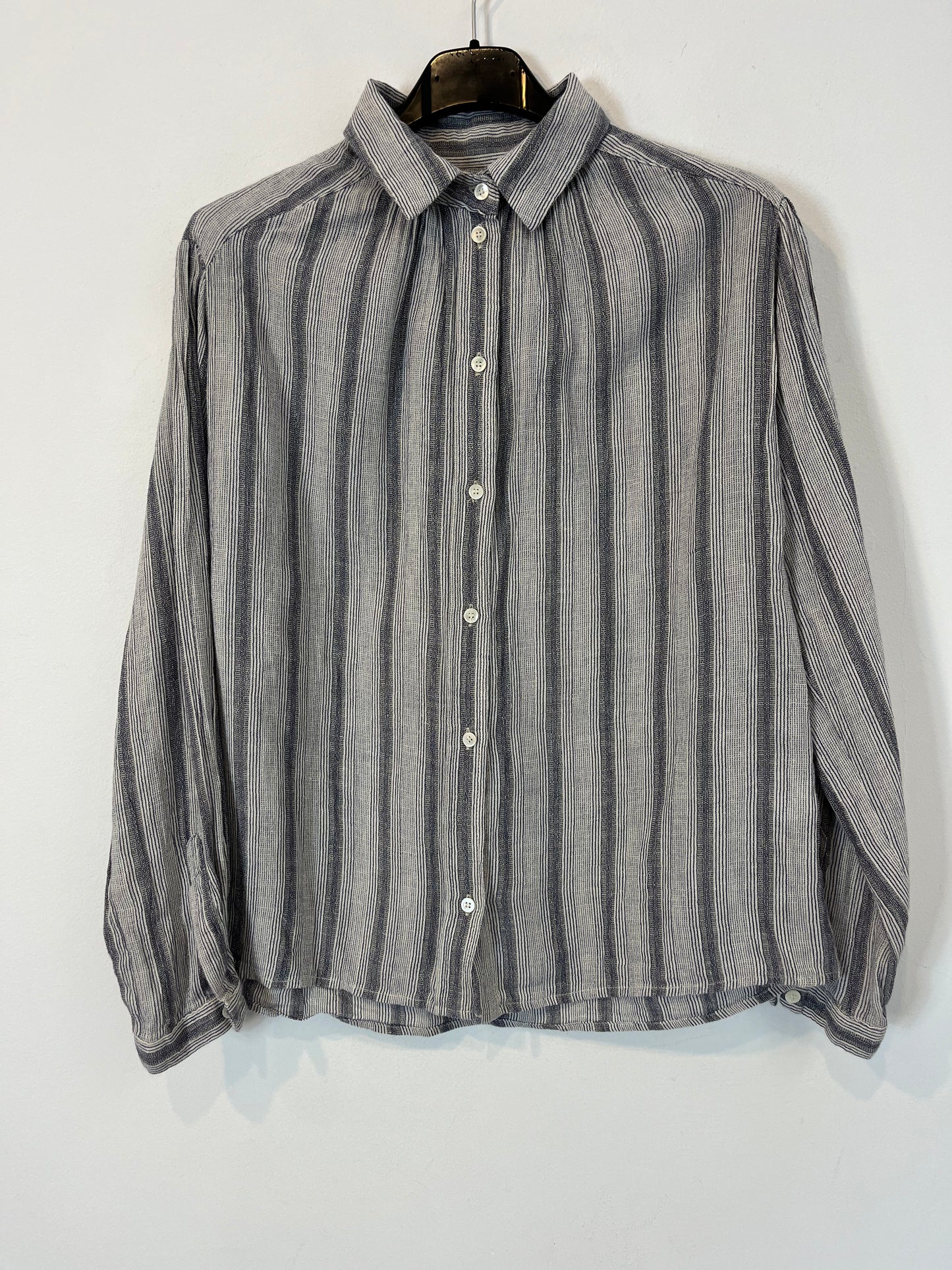 MASSCOB. Striped cotton blouse. Size XS