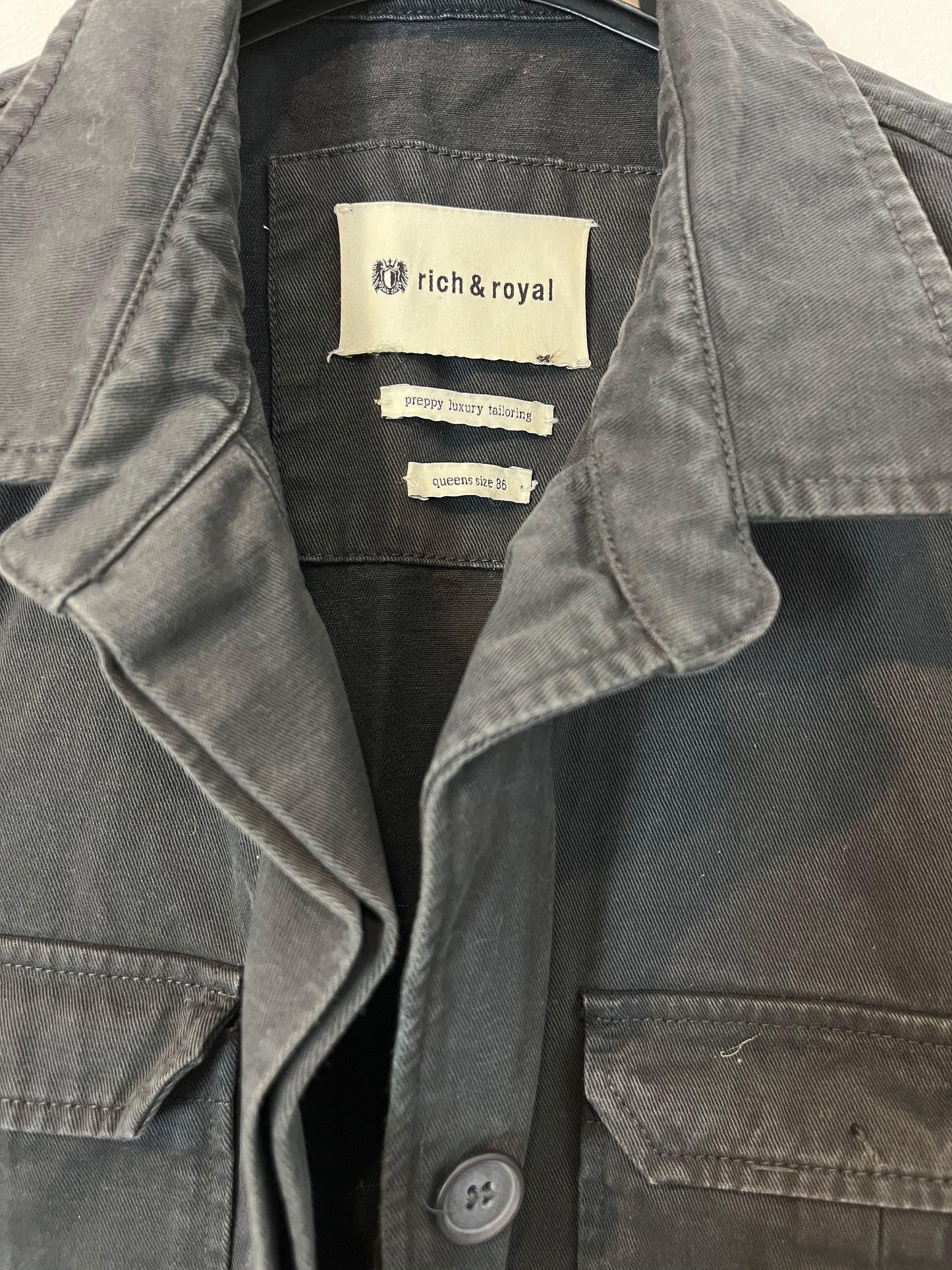 RICH&amp;ROYAL. Two-tone jacket size 36