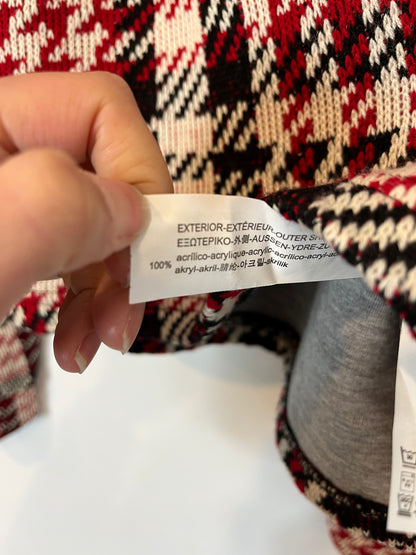 BERSHKA. Jersey capucha tricolor. T M