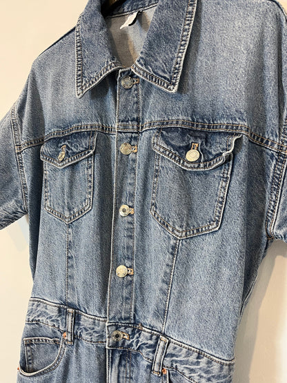 ZARA. Mono denim T.s