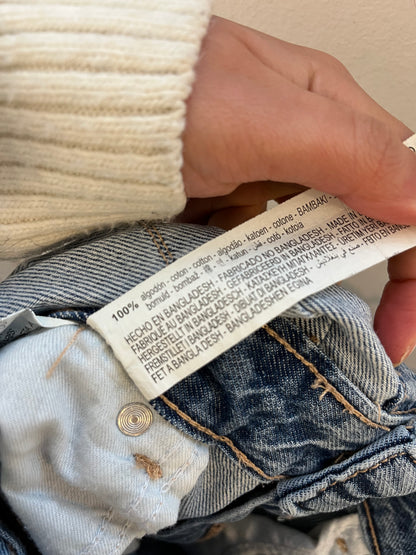 ZARA. Mono denim T.s