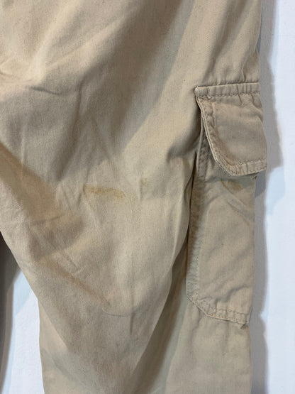 ZARA. Pantalón cargo beige  T.36