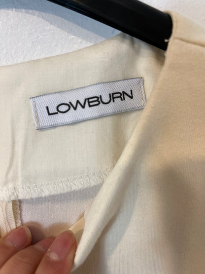 LOWBURN. Beige pleated dress Tu(S)