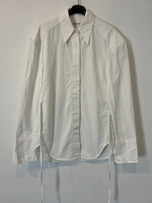 PAPER MOON. White blouse with strings S/S