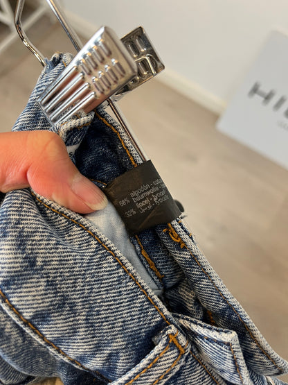 ZARA. Pantalón denim ancho  T.36