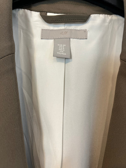 H&M. blazer fluida verde T.40