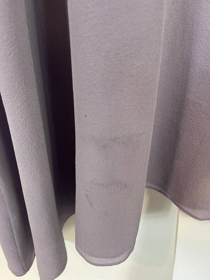 SAINT LAURENT. Mauve silk dress. T.S.