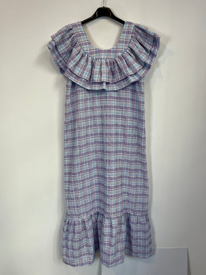 MARTA ORIA STUDIO. Vestido cuadros. T M (S)