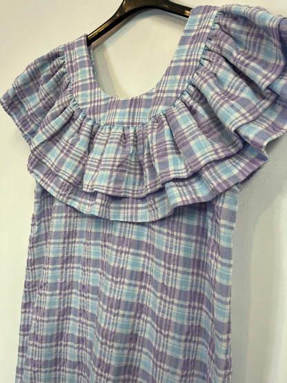 MARTA ORIA STUDIO. Vestido cuadros. T M (S)