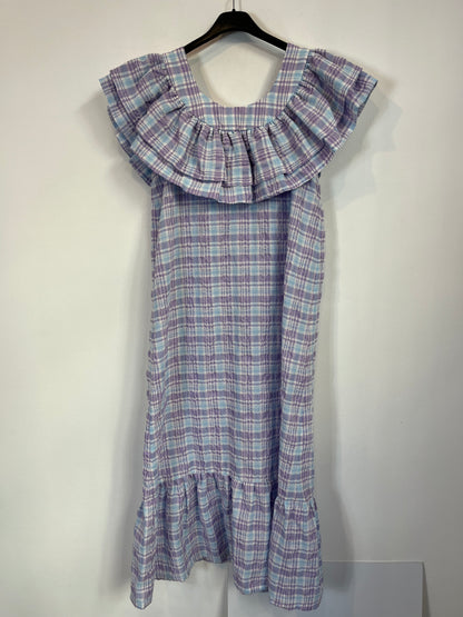 MARTA ORIA STUDIO. Vestido cuadros. T M (S)