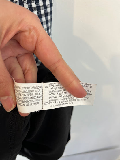 ZARA. Vestido corto cuadros T.s