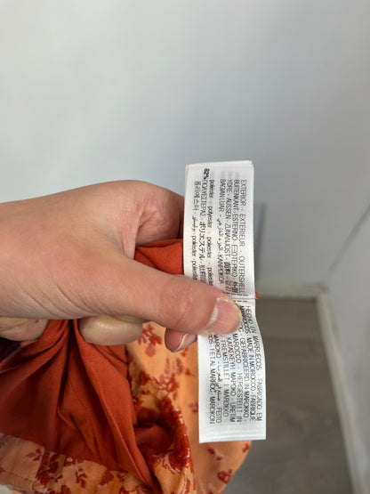 ZARA STUDIO. Embroidered midi skirt T.xs