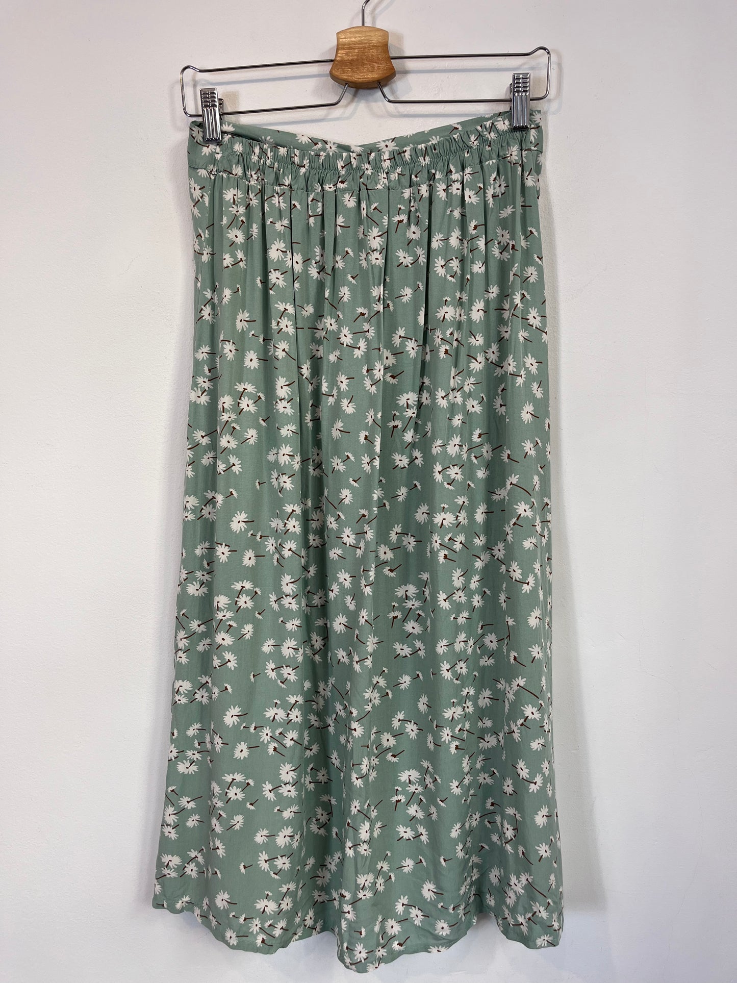 MULAYA. Green floral skirt Tu(38)