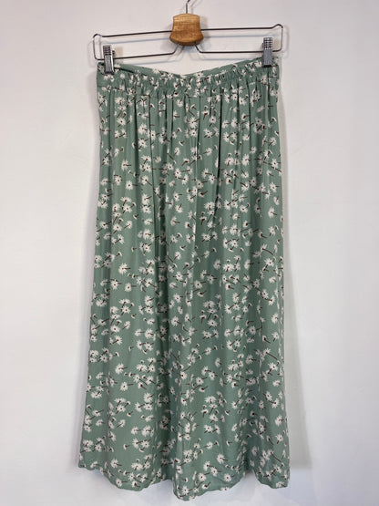 MULAYA. Green floral skirt Tu(38)