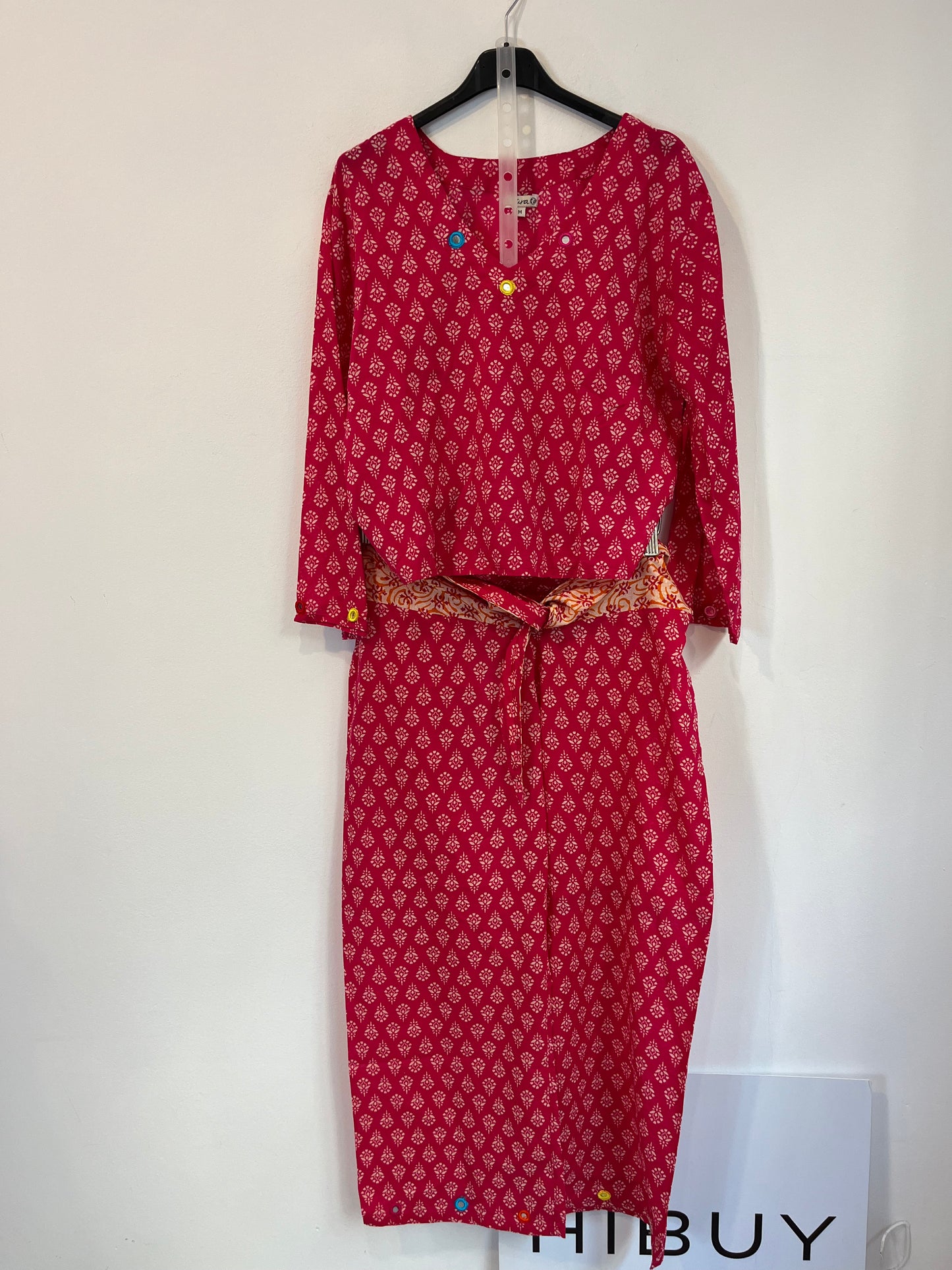 NATURE. Printed pink set. TS/M