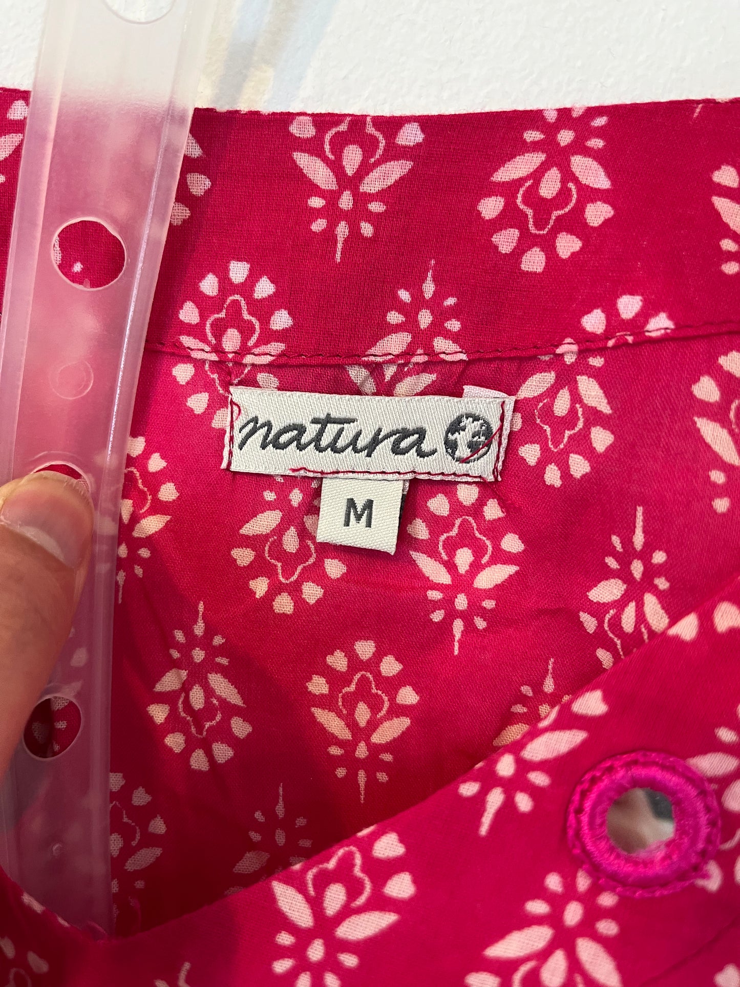 NATURE. Printed pink set. TS/M