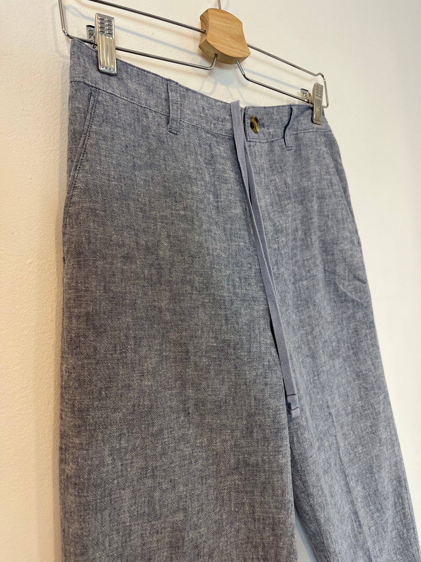 UNIQLO. Pantalón azul jaspeado mezcla. T S