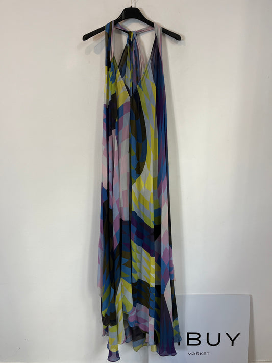 MATTHEW WILLIAMSON Vestido midi colores asimétrico. T S/M