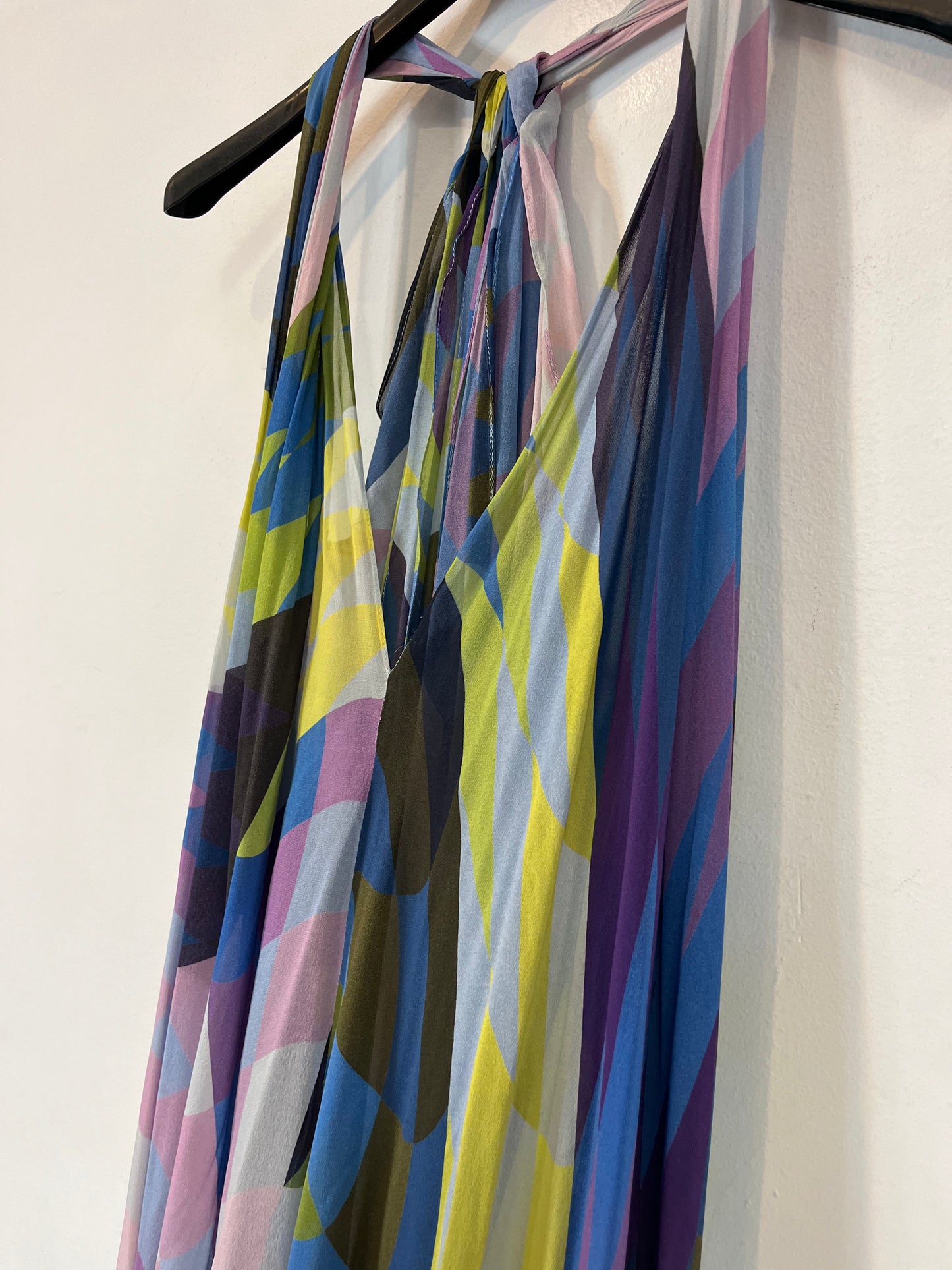 MATTHEW WILLIAMSON Vestido midi colores asimétrico. T S/M