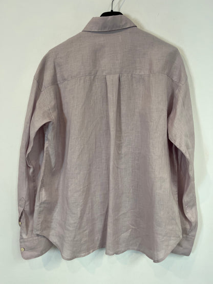 UNIQLO. Blusa lino color malva. T XS