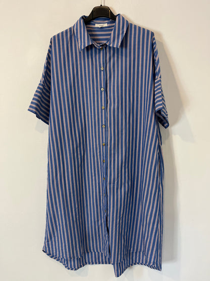 YERSE. Striped shirt dress T.xs