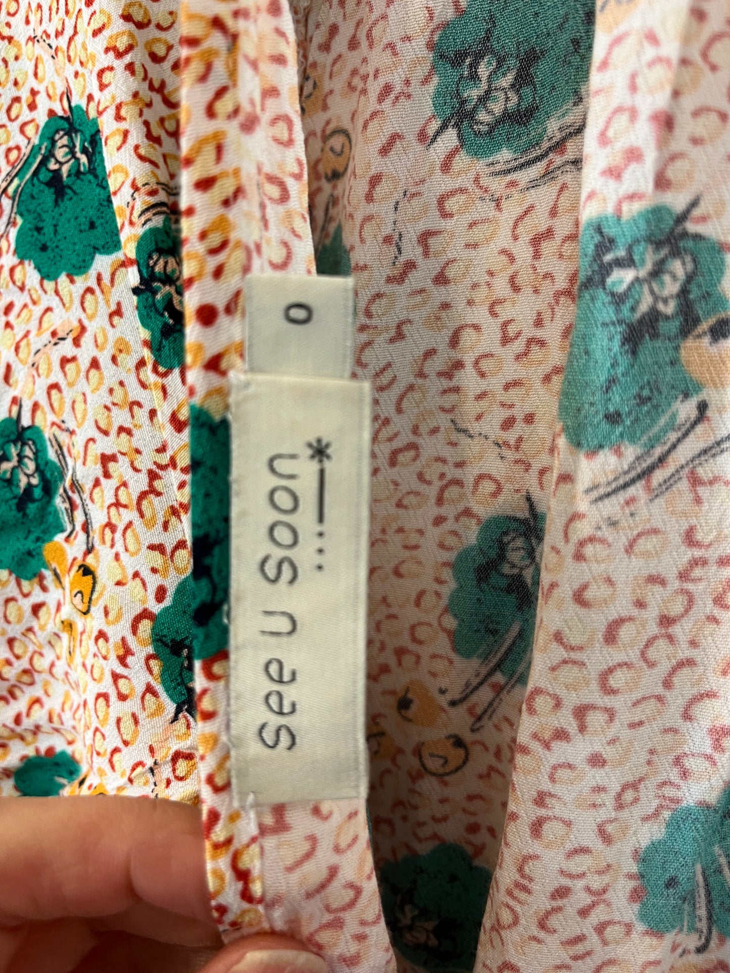 SE U SOON. Print and floral dress Tu(S)