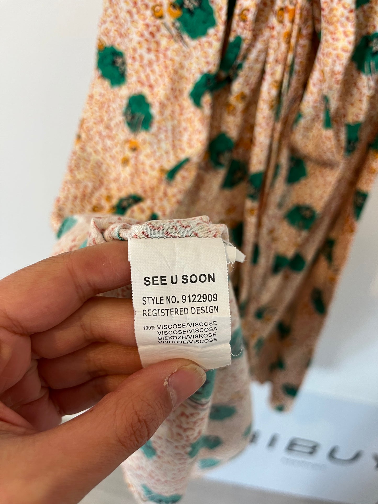 SE U SOON. Print and floral dress Tu(S)