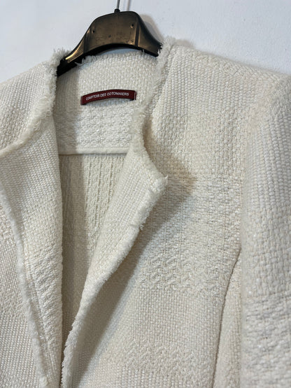 COMPTOIR DES COTONNIERS. Chaqueta tweed con algodón. T 36
