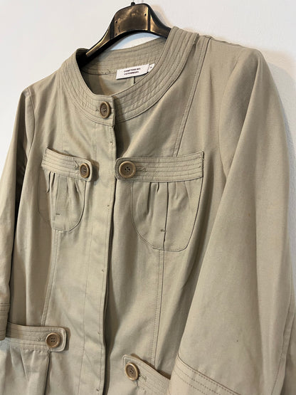 COMPTOIR DES COTONNIERS. Chaqueta color topo bolsillos. T 38