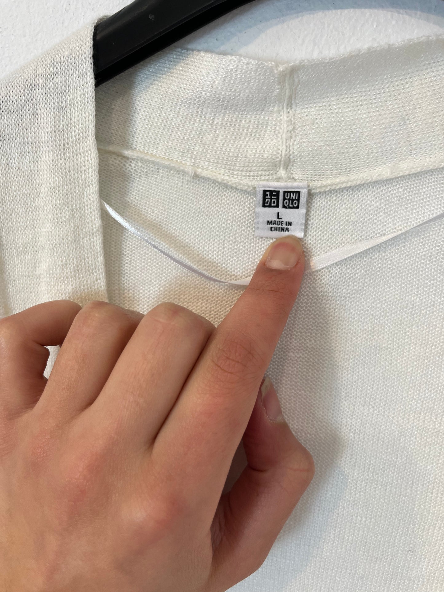 UNIQLO. Cárdigan largo mezcla . T L