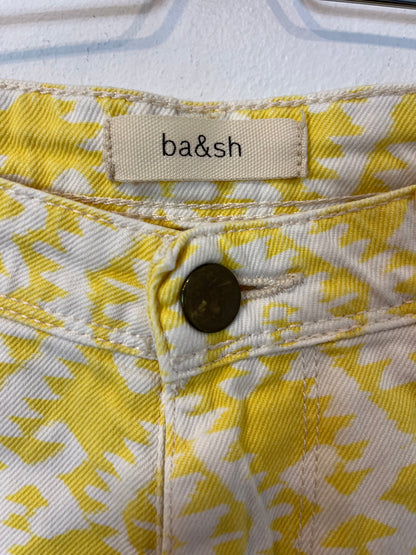 BA&SH. Pantalón corto estampado geométrico. T 0 (36)