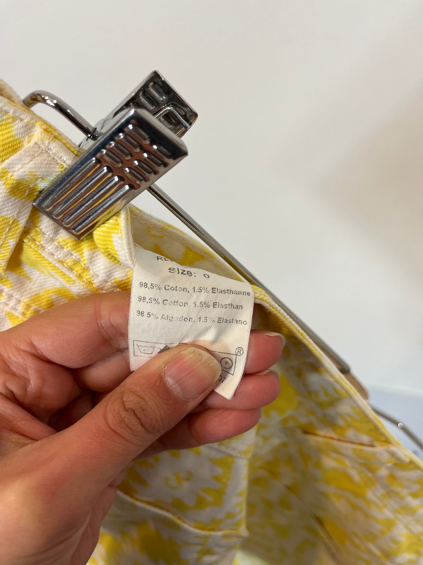 BA&SH. Pantalón corto estampado geométrico. T 0 (36)