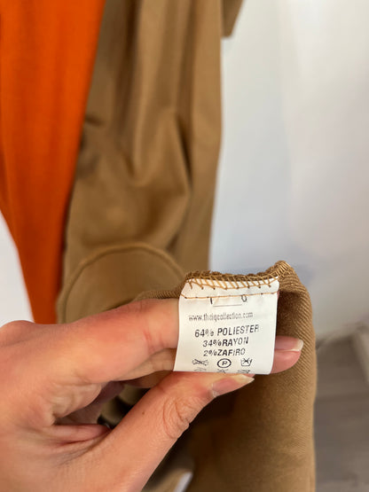 IQ. Vestido midi bicolor.T M