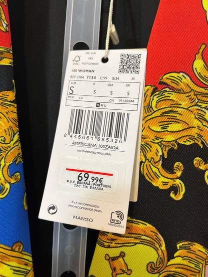 MANGO.  Conjunto blazer y shorts T.xs/s