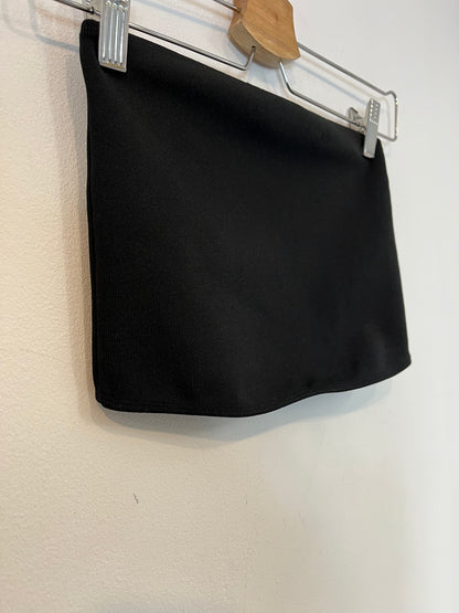 ZARA. Black strapless Ts top