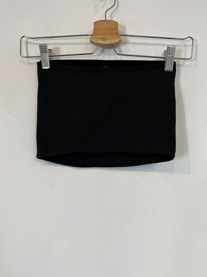 ZARA. Black strapless Ts top