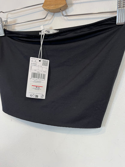 ZARA. Black strapless Lycra Ts top