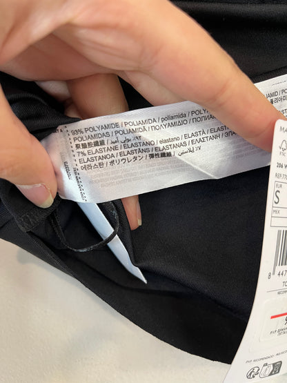 ZARA. Black strapless Lycra Ts top