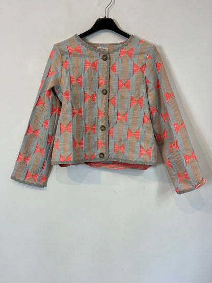 RITAVON. Fluorescent printed jacket size 34