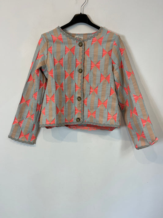 RITAVON. Chaqueta estampada fluor T.34