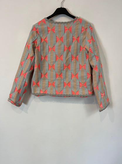 RITAVON. Fluorescent printed jacket size 34