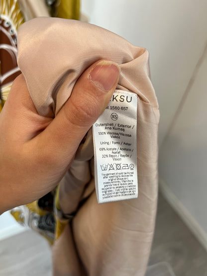 MAKSU. Long button-print dress Ts