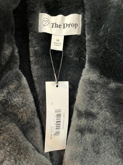 THE DROP. Biker negra efecto piel T.xs