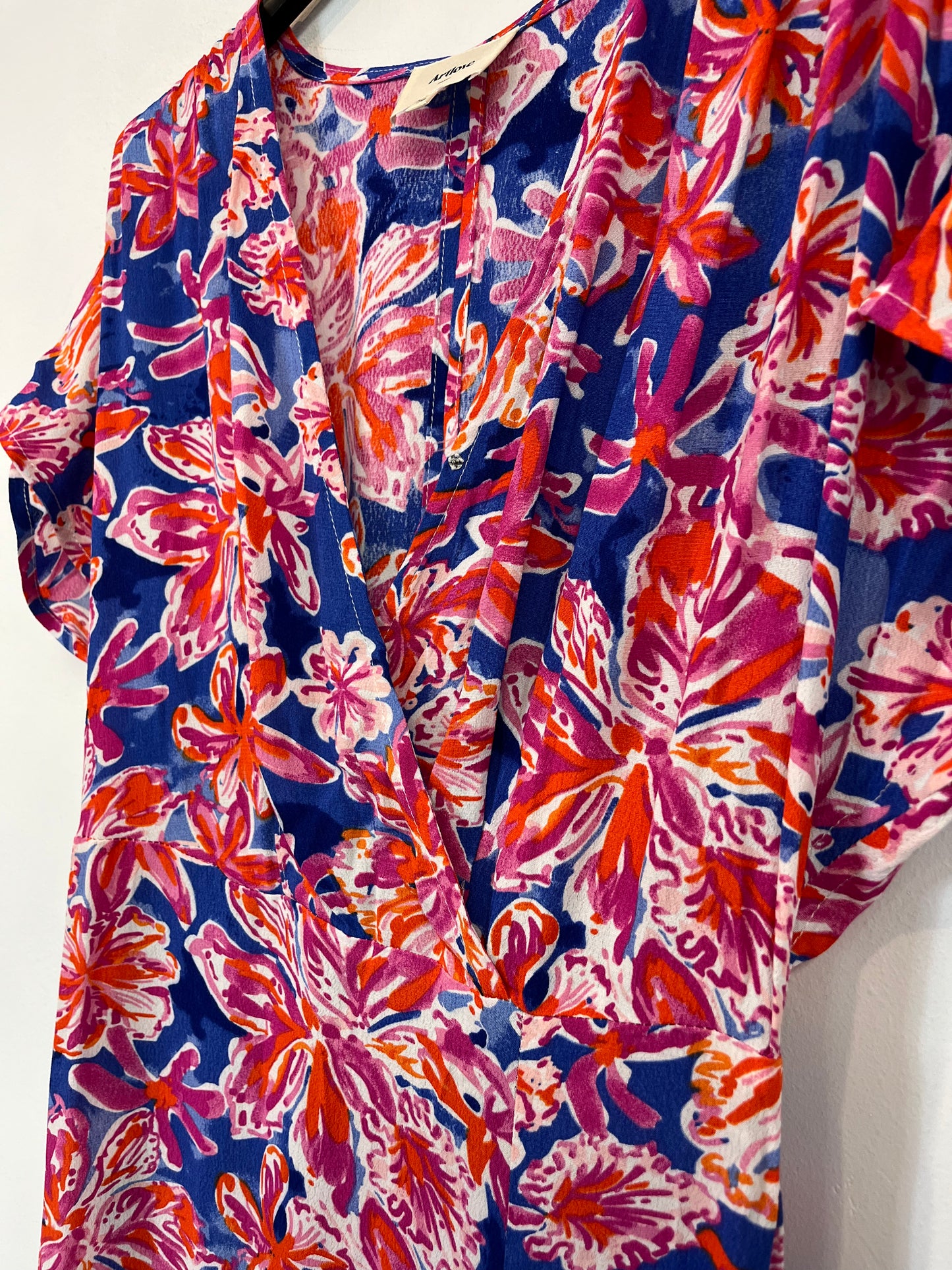 ARTLOVE. Vestido midi estampado flores. T. 36