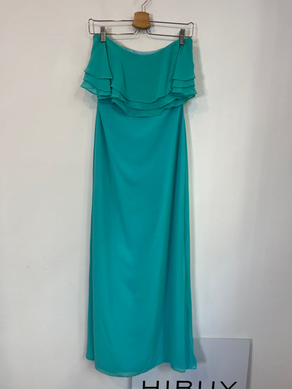 ALFOMBRA ROJA. Vestido largo palabra de honor. T 40 (M)