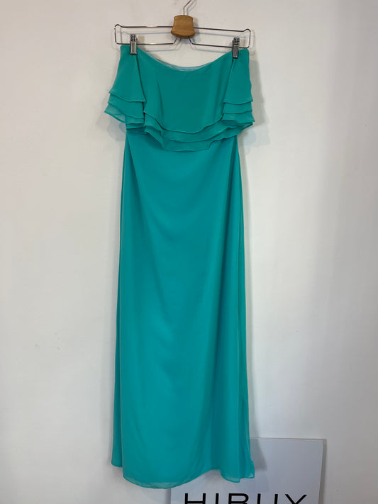 ALFOMBRA ROJA. Vestido largo palabra de honor. T 40 (M)